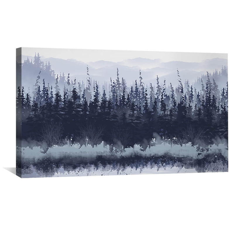 Slated Forest Canvas - Single Panel