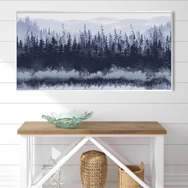 Slated Forest Canvas - Single Panel