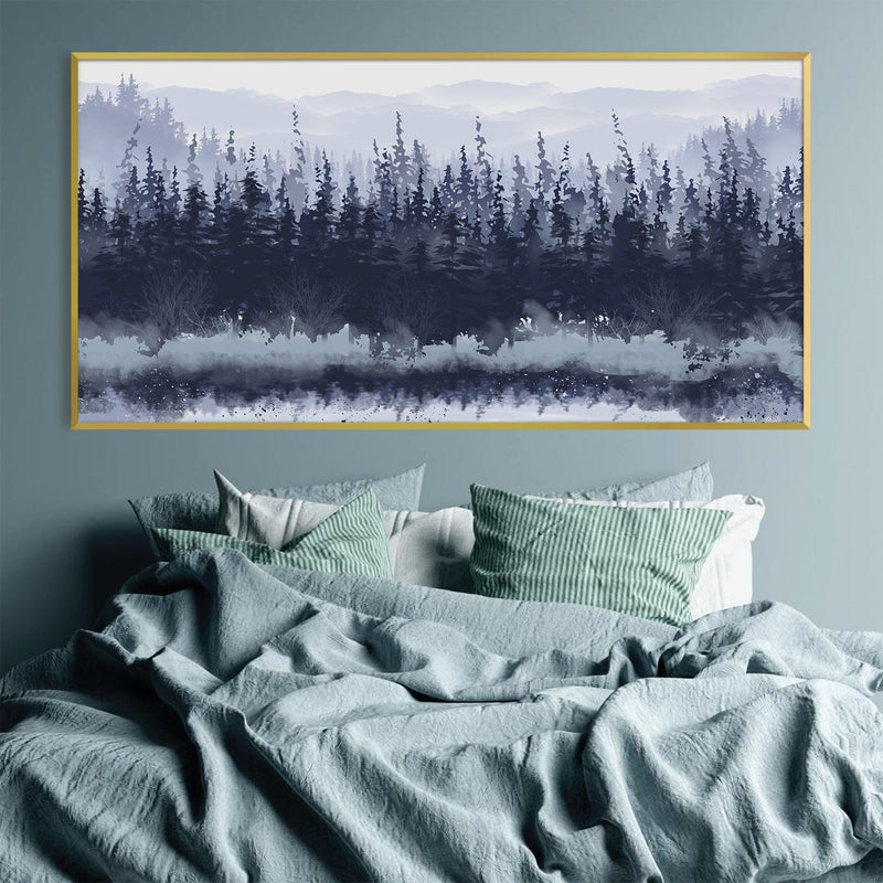 Slated Forest Canvas - Single Panel