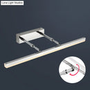 GobekUsa Sleek Acrylic Bedroom Vanity Light Fixture with Pivoting Bar LED Wall Mount