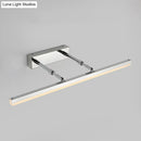 GobekUsa Sleek Acrylic Bedroom Vanity Light Fixture with Pivoting Bar LED Wall Mount