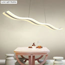 GobekUsa Sleek Acrylic LED Pendant Light Fixture - Island Lighting for Chic Dining Ambiance