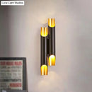 GobekUsa Sleek Aluminum Wall Light Sconce for Beveled Tube Wall Mount - Ideal for Living Rooms
