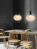 Stainless Steel Chandelier Hanging Lights 7-12W COB LED for Dining Room Modern Minimalist Design