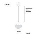 Stainless Steel Chandelier Hanging Lights 7-12W COB LED for Dining Room Modern Minimalist Design