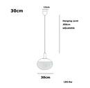 Stainless Steel Chandelier Hanging Lights 7-12W COB LED for Dining Room Modern Minimalist Design