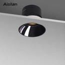 GobekUsa Frameless LED Downlight 7W for Living Room Bedroom, Anti-glare Spot Light