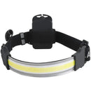Sleek black & gray cob led sensor headlamp garage work light by Decorbites