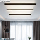 GobekUsa Sleek Black LED Wall Sconce for Hallways - Linear Flush Mount Design