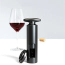 Sleek black metal corkscrew premium kitchen tool for wine bottles by Decorbites