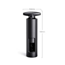 Sleek black metal corkscrew premium kitchen tool for wine bottles by Decorbites