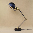 GobekUsa Sleek Black Metallic Dome LED Table Light - Simplicity Single-Bulb Nightstand Lighting for Bedrooms