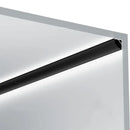 GobekUsa Black V LED Aluminum Profile with Milky Cover for Strip Light in Corner Cabinets