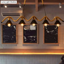 GobekUsa Sleek Black Spiral Rope Pendant Light Fixture with Loft Style Bar Island Lamp and Cone Shade