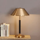 GobekUsa Copper Table Lamp with LED Bulb, Stylish Desk Light for Bedroom & Living Room