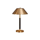 GobekUsa Copper Table Lamp with LED Bulb, Stylish Desk Light for Bedroom & Living Room