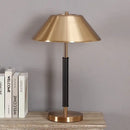 GobekUsa Copper Table Lamp with LED Bulb, Stylish Desk Light for Bedroom & Living Room