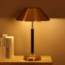 GobekUsa Copper Table Lamp with LED Bulb, Stylish Desk Light for Bedroom & Living Room