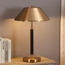 GobekUsa Copper Table Lamp with LED Bulb, Stylish Desk Light for Bedroom & Living Room