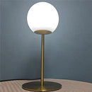 GobekUsa Glass Ball Table Lamp for Bedroom, LED Desk Light with E27 Bulb