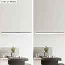 GobekUsa Sleek Coffee LED Pendant Light Fixture for Dining Room - Bend Aluminum Island Lamp