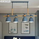 GobekUsa Sleek Dome Shade Island Pendant Light with Metallic Finish - Ideal for Dining Rooms