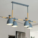 GobekUsa Sleek Dome Shade Island Pendant Light with Metallic Finish - Ideal for Dining Rooms
