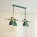GobekUsa Sleek Dome Shade Island Pendant Light with Metallic Finish - Ideal for Dining Rooms