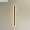 GobekUsa Sleek Elliptical Acrylic Wall Sconce with LED Lighting for Aisle