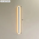 GobekUsa Sleek Elliptical Acrylic Wall Sconce with LED Lighting for Aisle