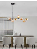 GobekUsa Sleek Glass Ball Chandelier for Dining Room