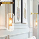 GobekUsa Sleek Glass Capsule Sconce - Minimalist 1-Light Wall Mount with Wire Mesh Guard