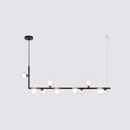 GobekUsa Sleek Glass Pendant Light for Dining Room with Hanging Island Design
