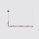 GobekUsa Sleek Glass Pendant Light for Dining Room with Hanging Island Design