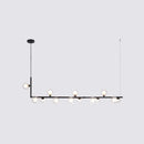 GobekUsa Sleek Glass Pendant Light for Dining Room with Hanging Island Design