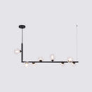 GobekUsa Sleek Glass Pendant Light for Dining Room with Hanging Island Design