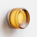 GobekUsa Glass Round Wall Sconce Light for Indoor Outdoor Living Bathroom Porch Decoration