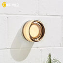 GobekUsa Glass Round Wall Sconce Light for Indoor Outdoor Living Bathroom Porch Decoration