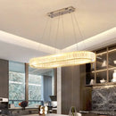 GobekUsa Sleek LED Suspension Lamp with Optical K9 Crystal - Perfect for Restaurants and Islands