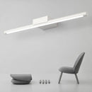 GobekUsa Sleek LED Vanity Lamp with White Acrylic Shade - Warm/White Light, 16"/19.5" Wide