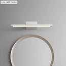 GobekUsa Sleek LED Vanity Lamp with White Acrylic Shade - Warm/White Light, 16"/19.5" Wide
