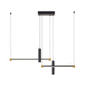 Sleek Linear Pendant Light with Adjustable Height for Kitchen Island