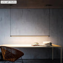 GobekUsa Sleek Metal Black LED Pendant Lamp for Stylish Island Table