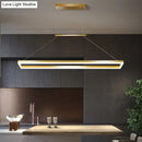 GobekUsa Sleek Metal Island Ceiling LED Pendant Light for Dining Room - Simplicity and Style