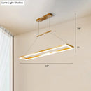 GobekUsa Sleek Metal Island Ceiling LED Pendant Light for Dining Room - Simplicity and Style