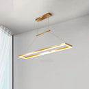 GobekUsa Sleek Metal Island Ceiling LED Pendant Light for Dining Room - Simplicity and Style