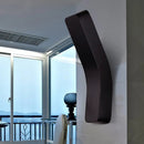 GobekUsa Sleek Metallic Bend Wall Mounted LED Wall Lamp for Corridor with Warm/White Lighting