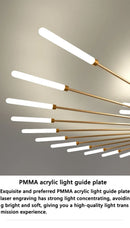 GobekUsa Sleek Nordic LED Chandelier for Modern Home
