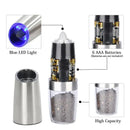 GobekUsa Electric Pepper & Salt Grinder Set: Spice Mills for Kitchen