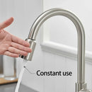 GobekUsa Intelligent Faucet Sensor Mixer for Bathroom Kitchen - Water-Saving Red Light Adapter